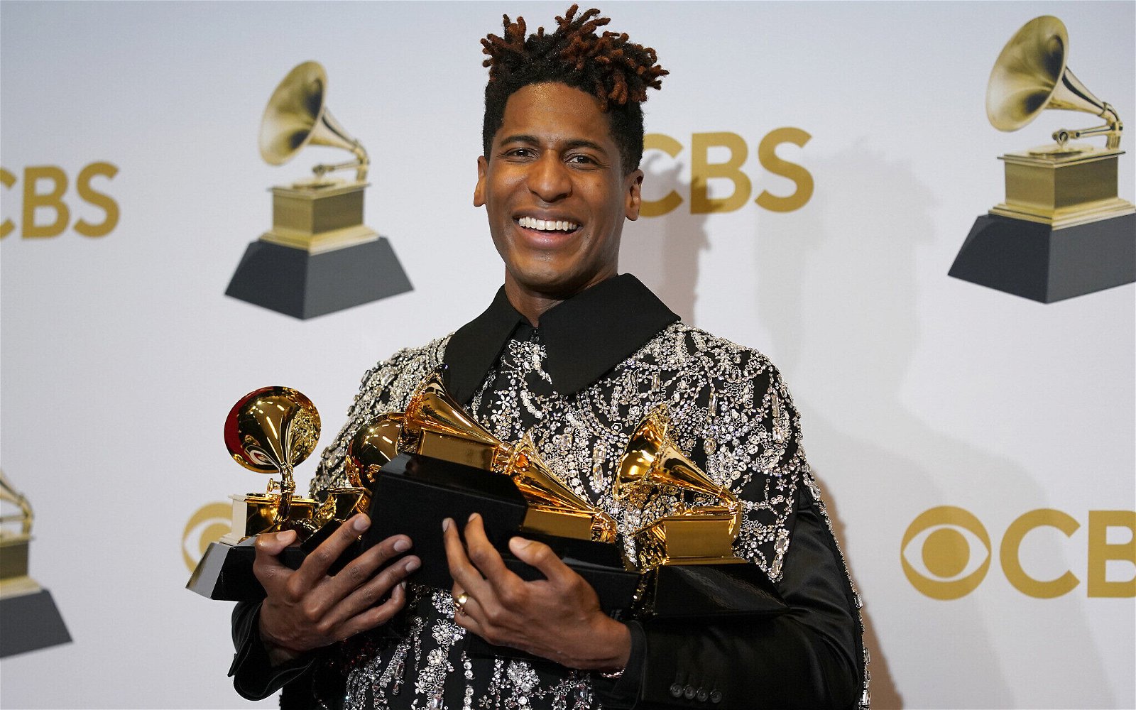 Why is Jon Batiste's acceptance speech at the Grammy Awards in 2022