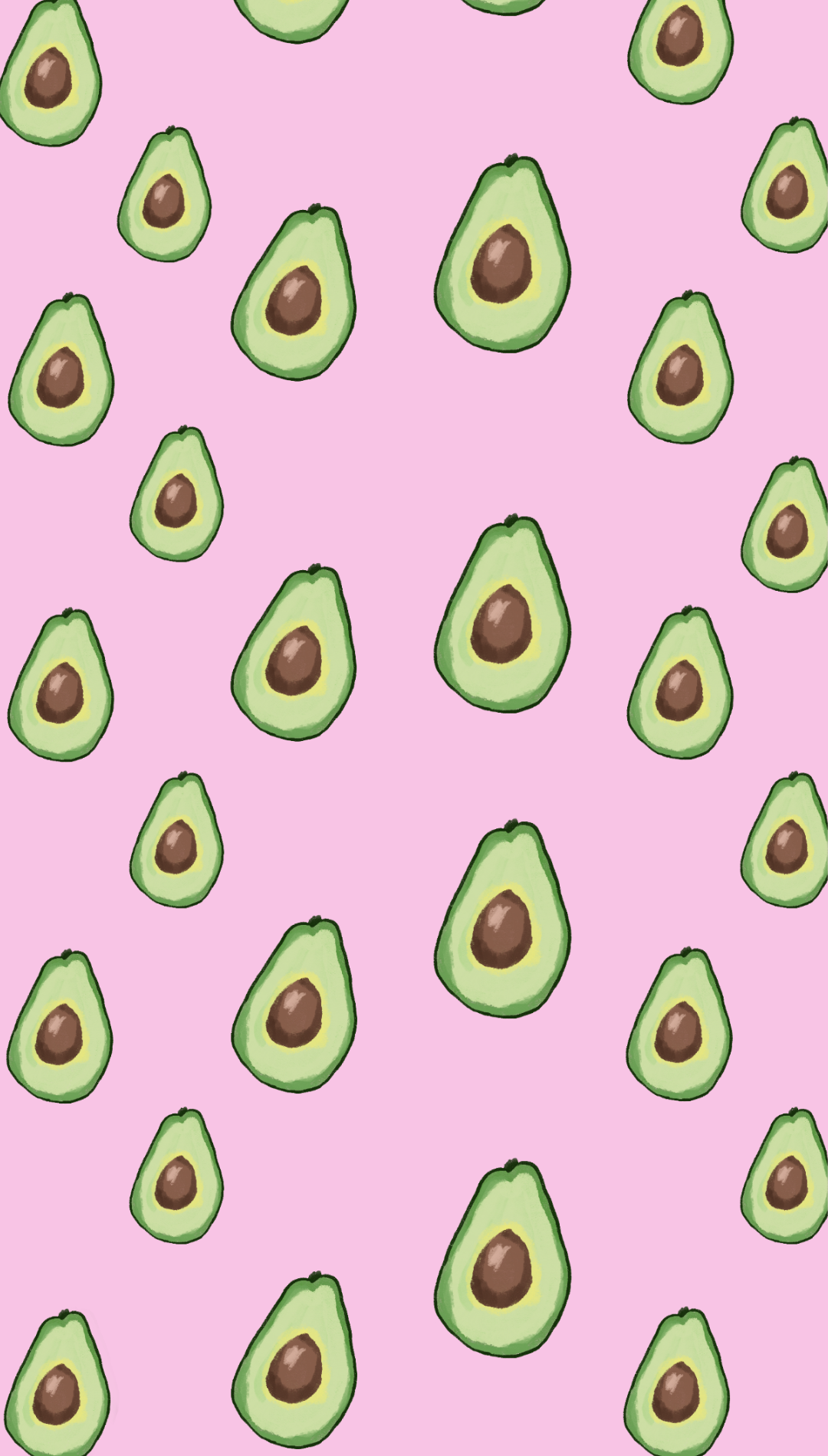 Cute Avocado Wallpaper HD 4K Download