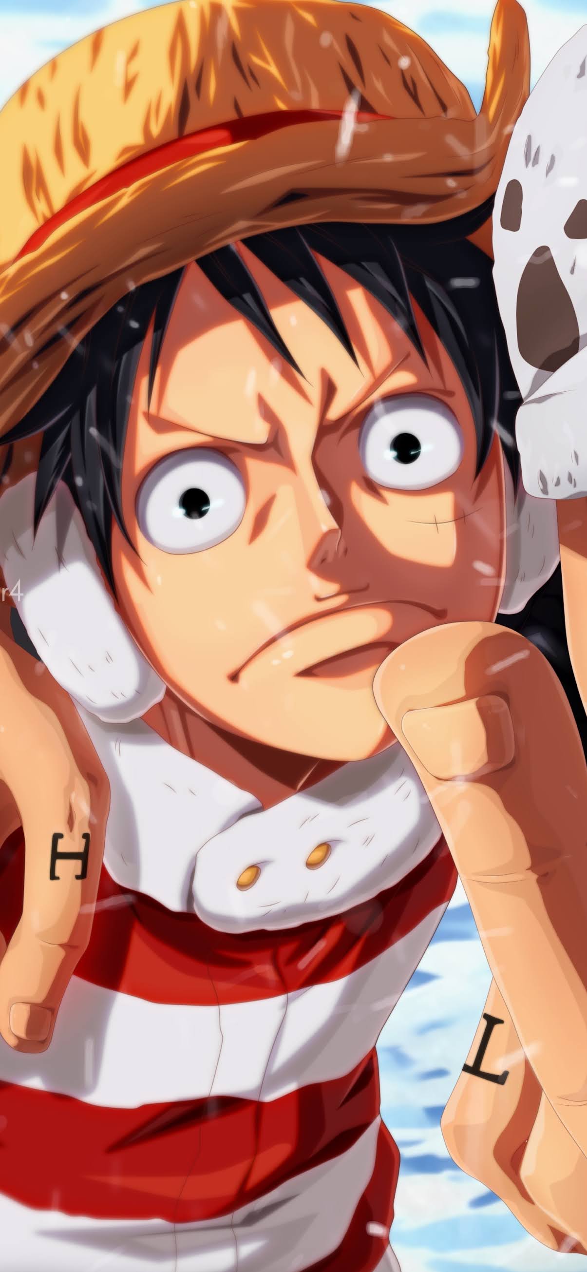 One Piece Monkey D. Luffy Art Wallpaper - Luffy Wallpaper iPhone