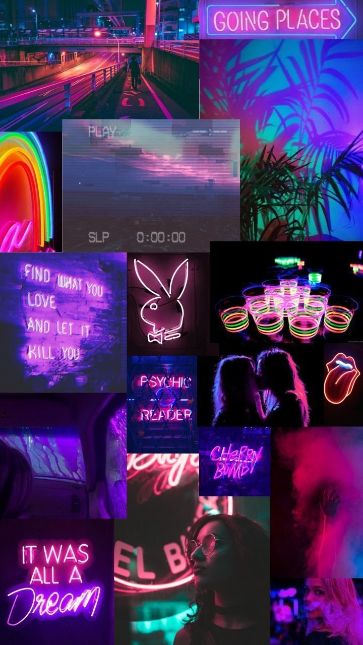 Aesthetic space collage Wallpapers Download | MobCup