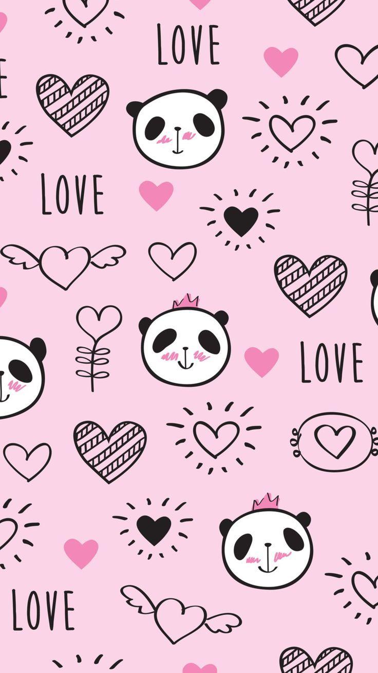 Kawaii Pink Panda