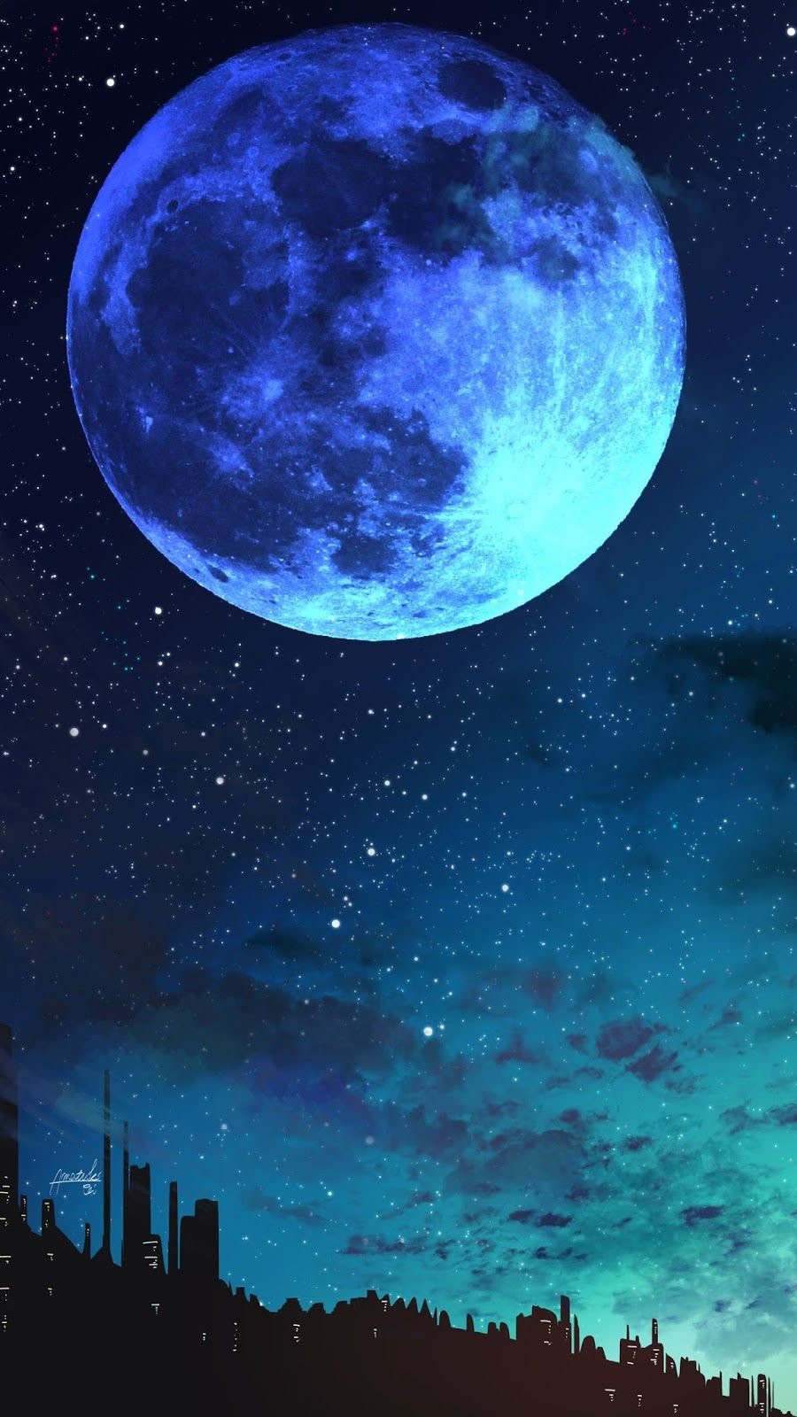 HD wallpaper: beautiful night, night sky, moon, full moon, nature |  Wallpaper Flare