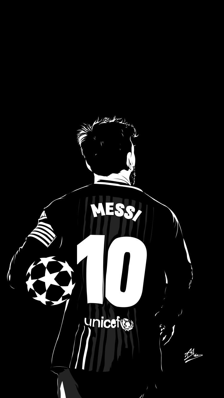 Lionel Messi Black And White Wallpaper Download | MobCup