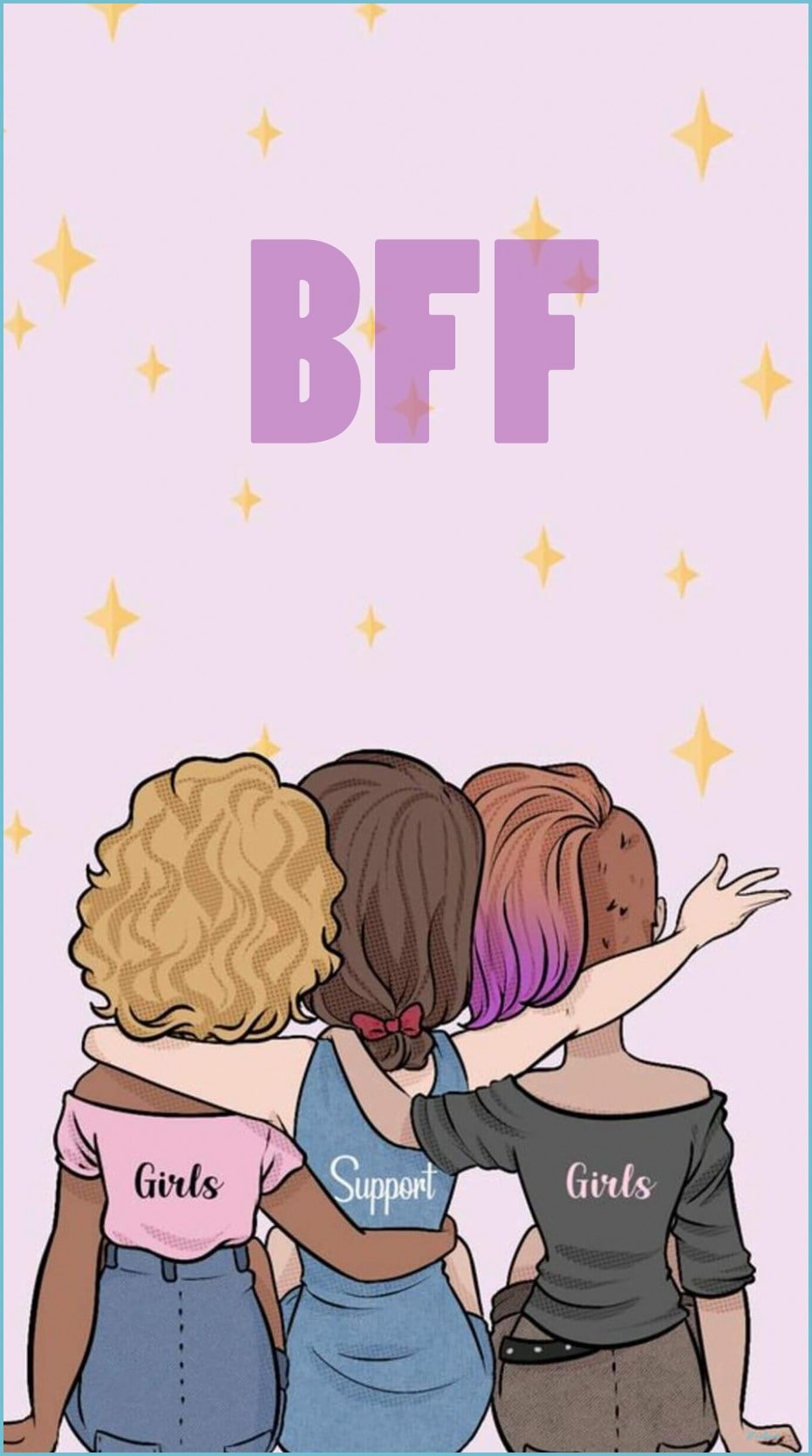 3 best friends - girls Wallpaper Download | MobCup