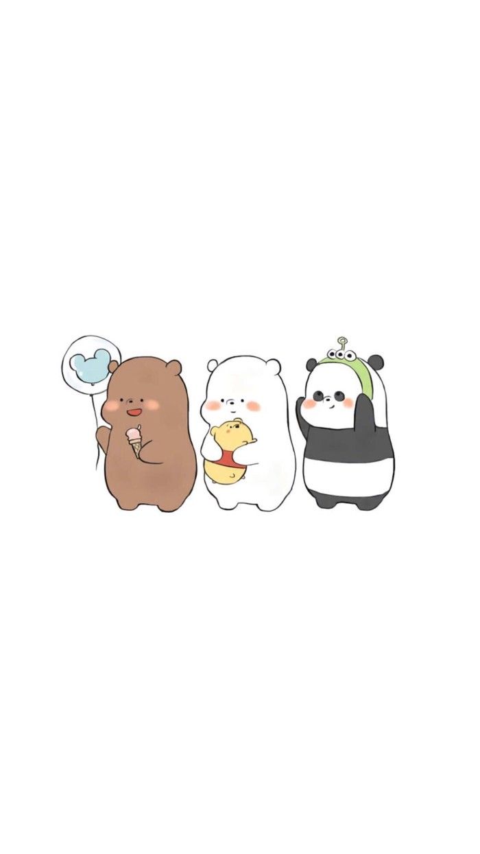 We bare bears aesthetic Wallpapers Download | MobCup