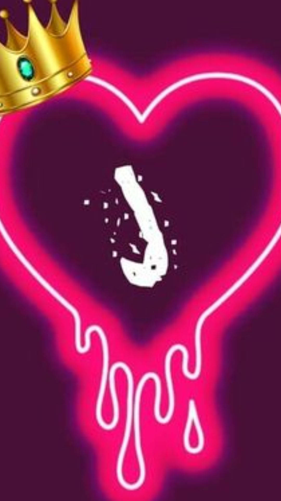 Neon heart j Wallpapers Download | MobCup