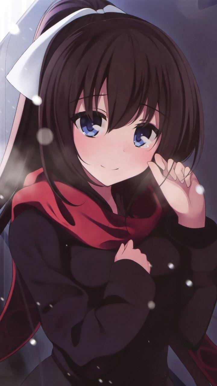 Winter Anime Girl Wallpapers Download | Mobcup