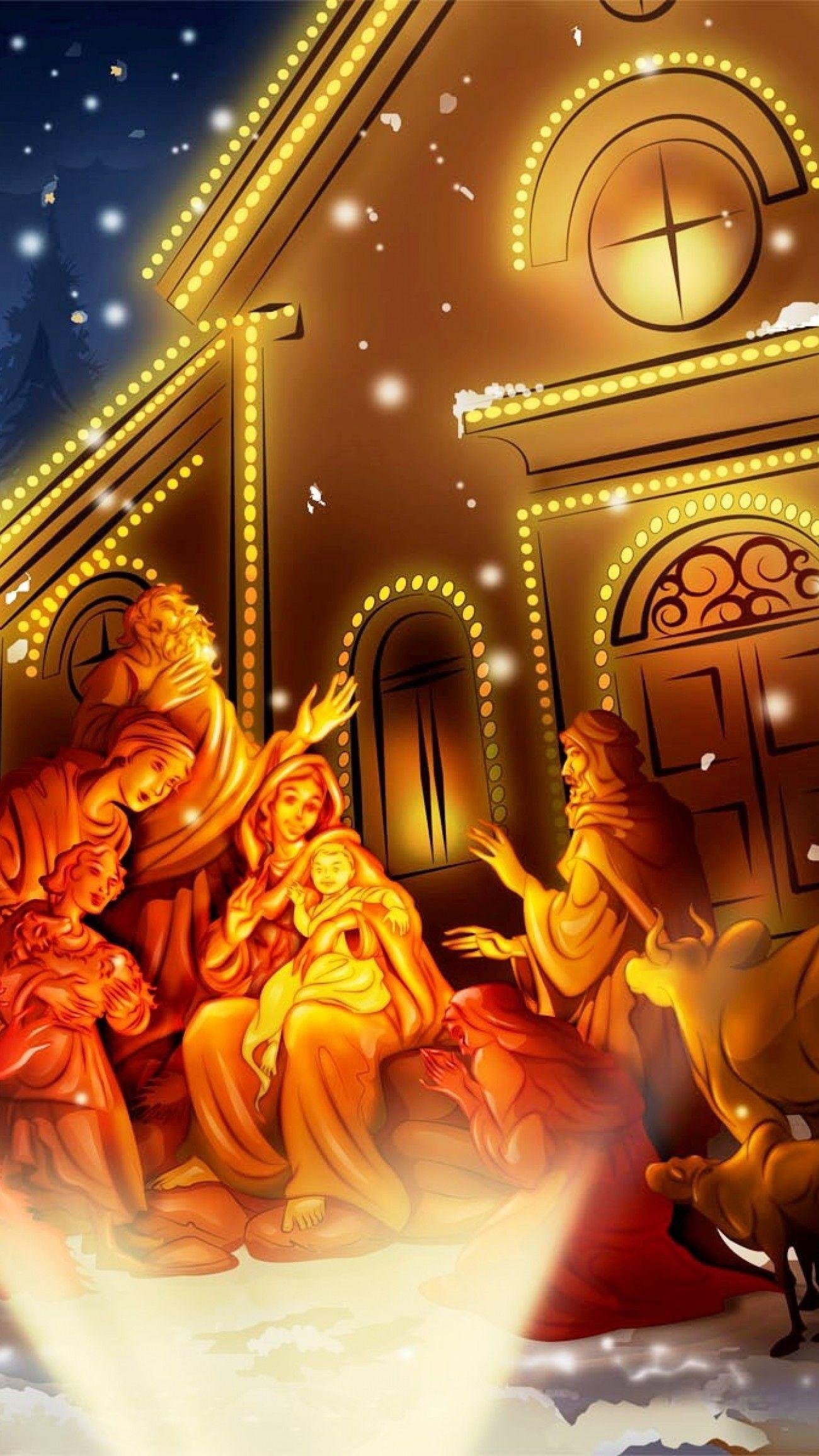Jesus birth Wallpapers Download | MobCup