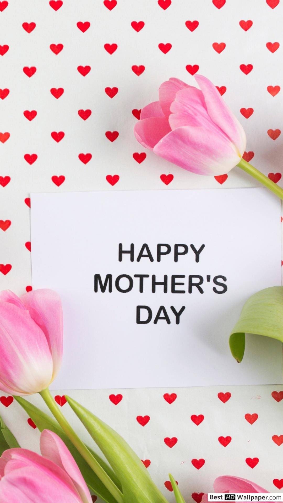 Free Vector  Flat design mothers day wallpaper