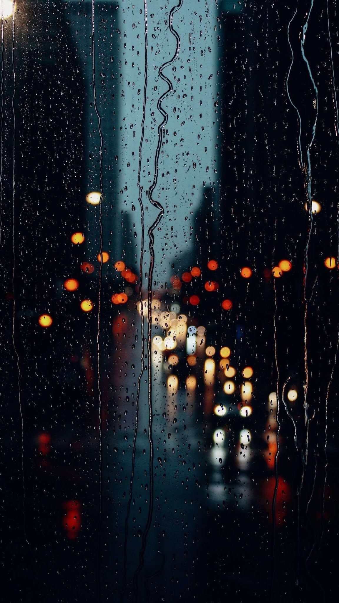 Rain through the window Wallpapers Download | MobCup