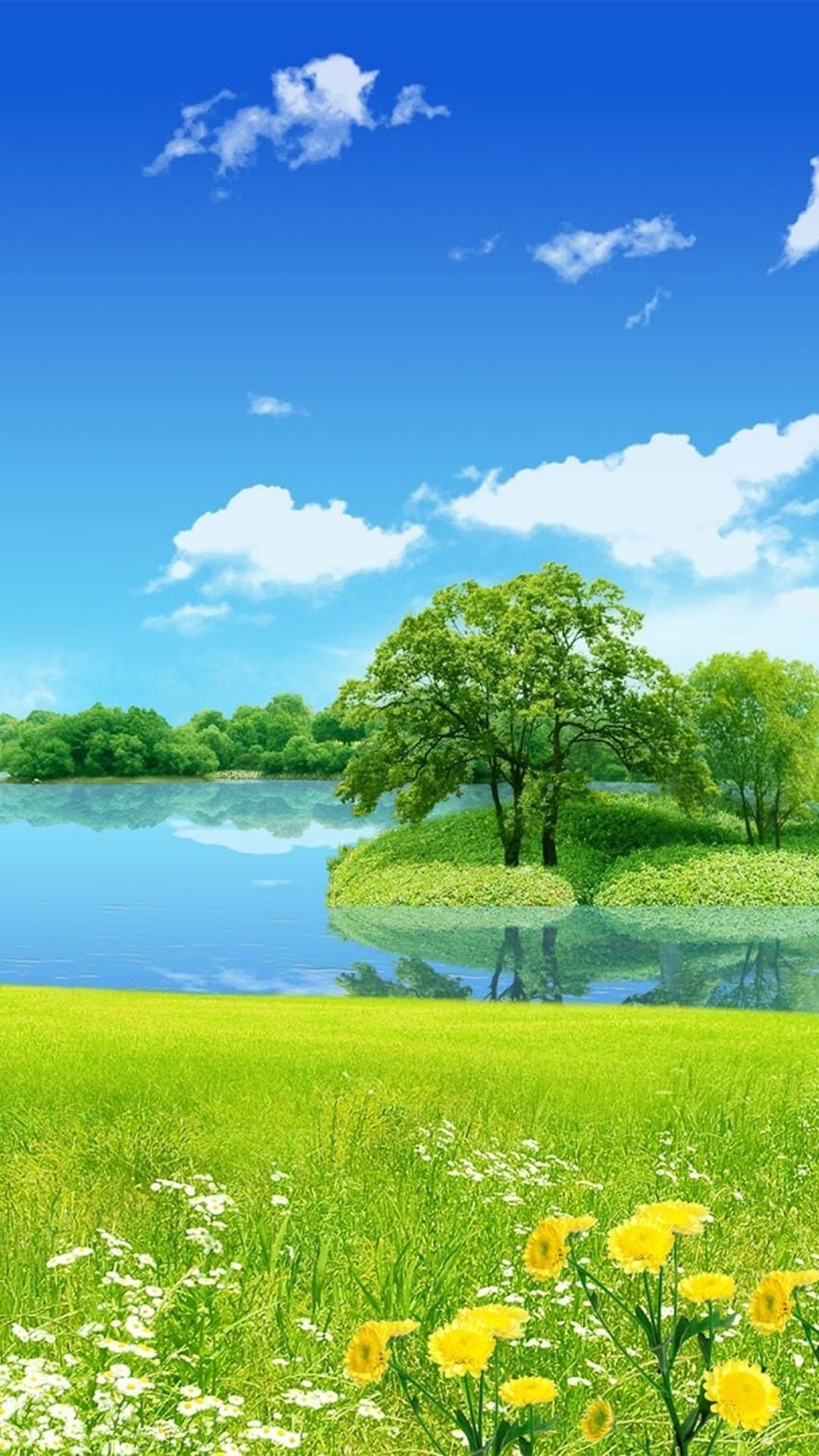 Green Landscape, Green Grass Close Up Blue Sky And White Clouds Ultra Hd  Wallpaper 3840x2160 : Wallpapers13.com