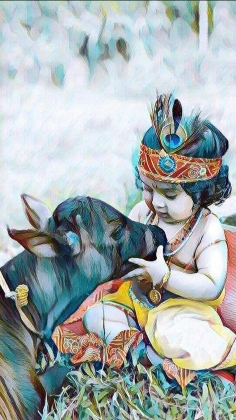 283 Krishna With Cow Stock Photos HighRes Pictures and Images  Getty  Images