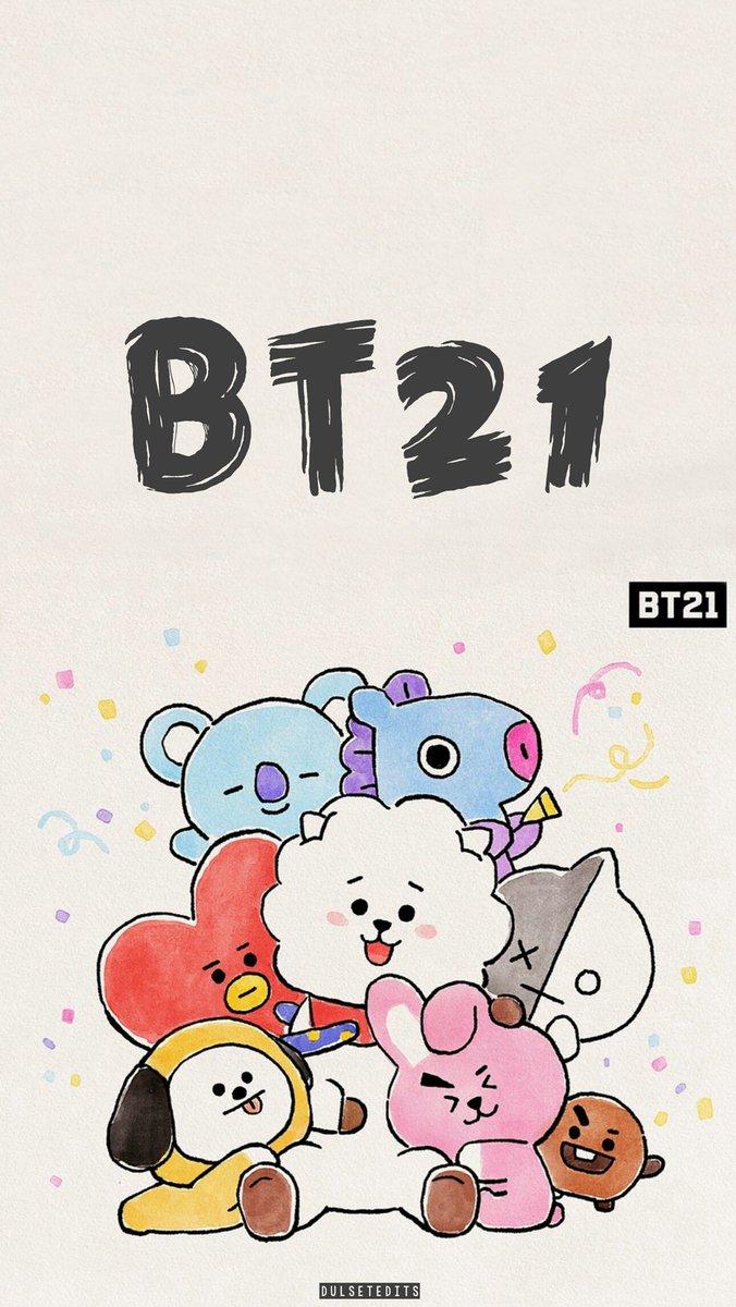 Wallpaper BT21  Bts wallpaper Iphone wallpaper Bts fanart