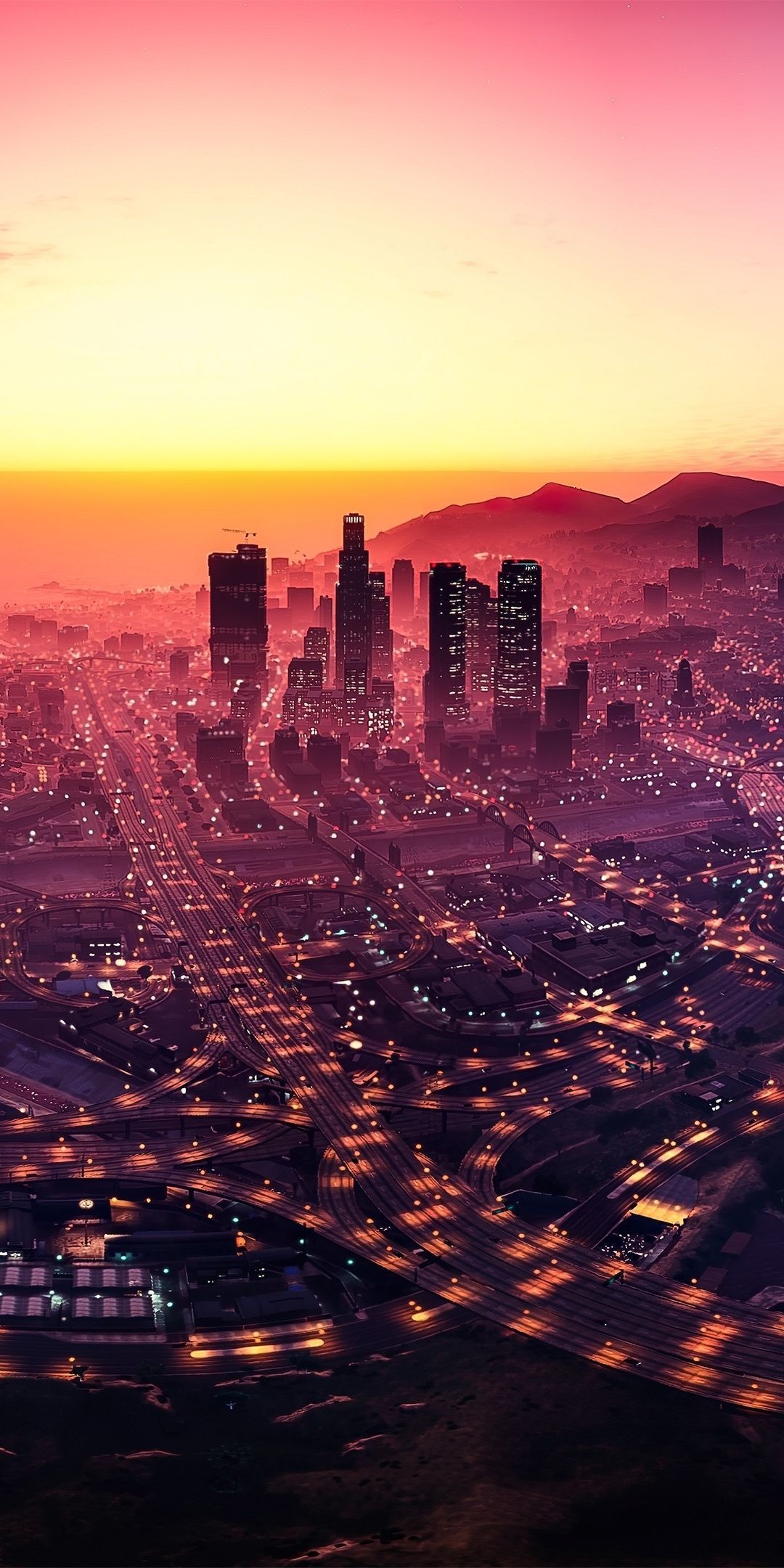 Los Santos Sunset Wallpaper Download | MobCup