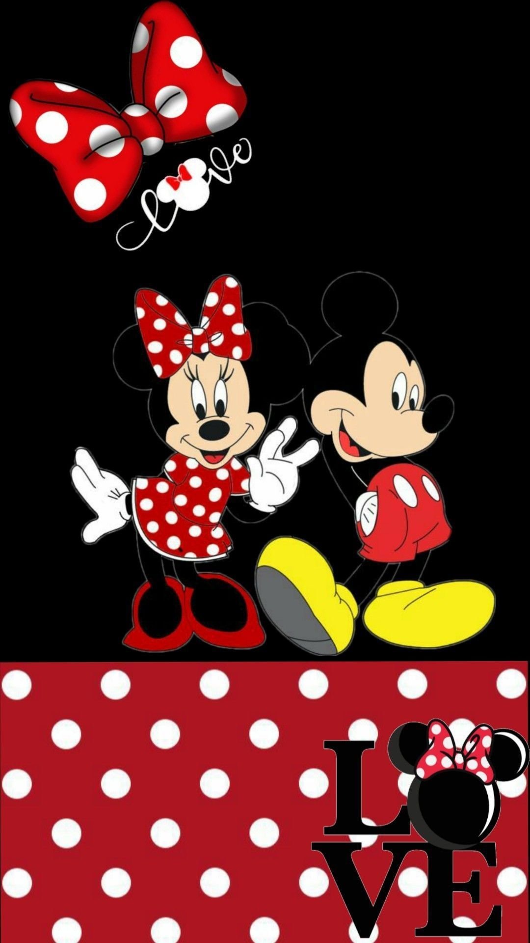 Mickey Mouse And Minnie Mouse - minnie love mickey Wallpaper Download