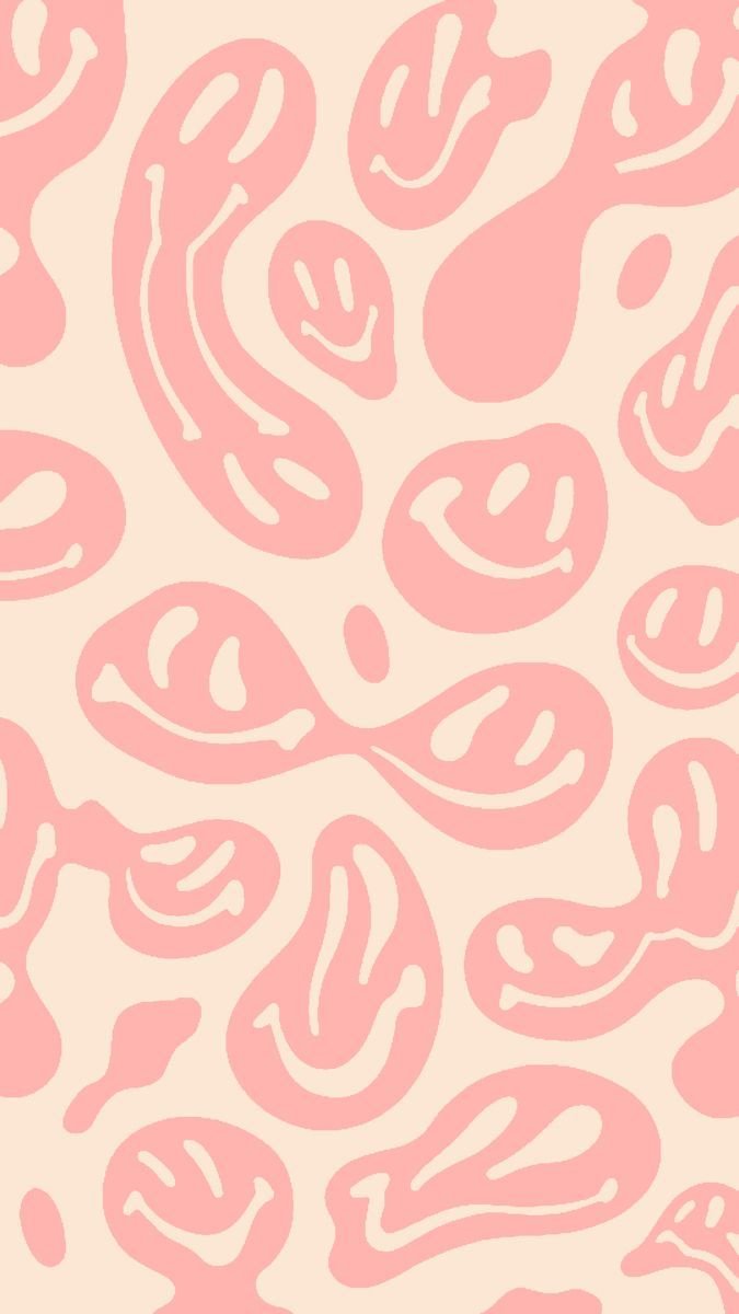 pink smiley face wallpapers in 2021