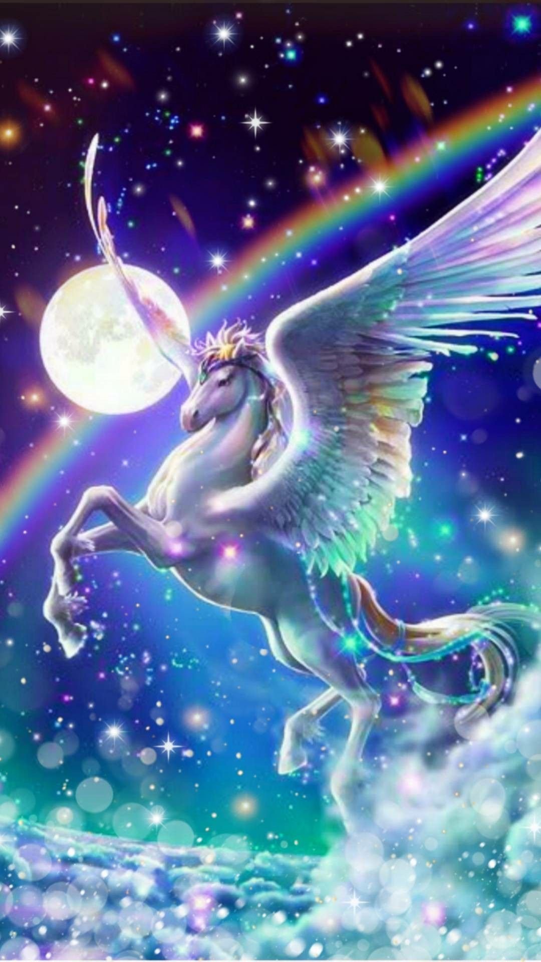 Premium AI Image | Whimsical Unicorn Wallpaper Enchanted Fantasy and Magic-tiepthilienket.edu.vn