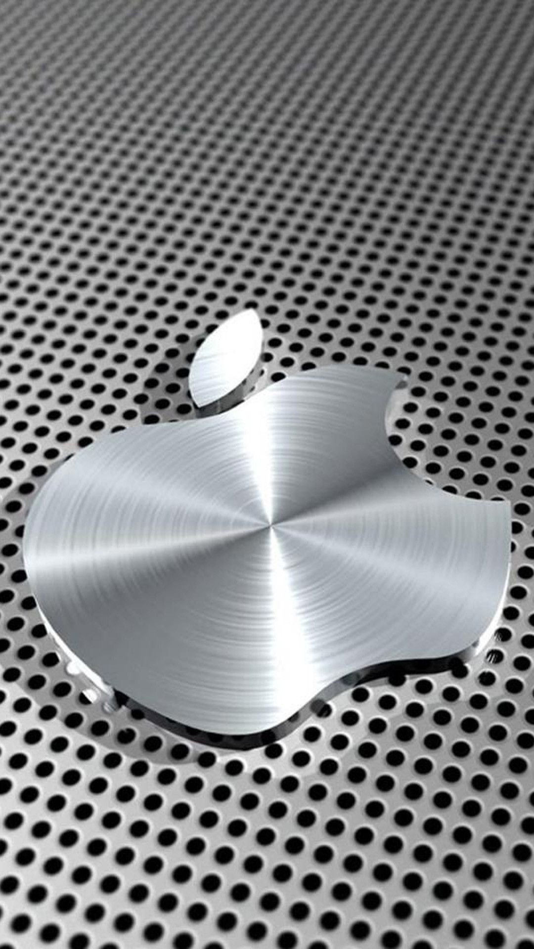 Sliver Apple logo