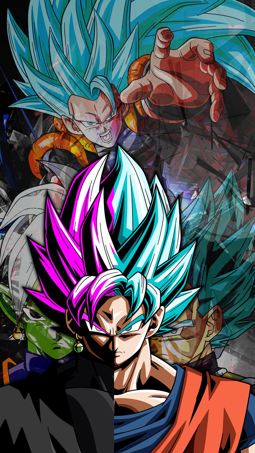 GokuVegeta Battle Live Wallpaper ProvideHD iPhoneAndroid images  free  download