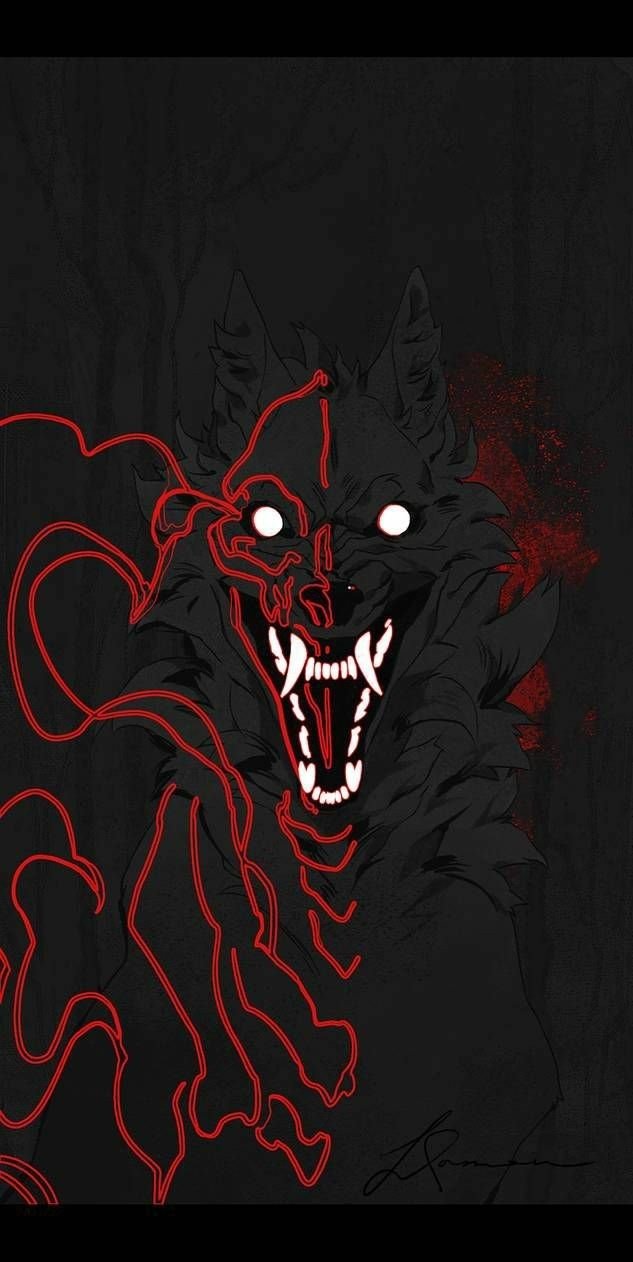 Anime Dark Gray Wolf | Transparent PNG Download #2203898 - Vippng