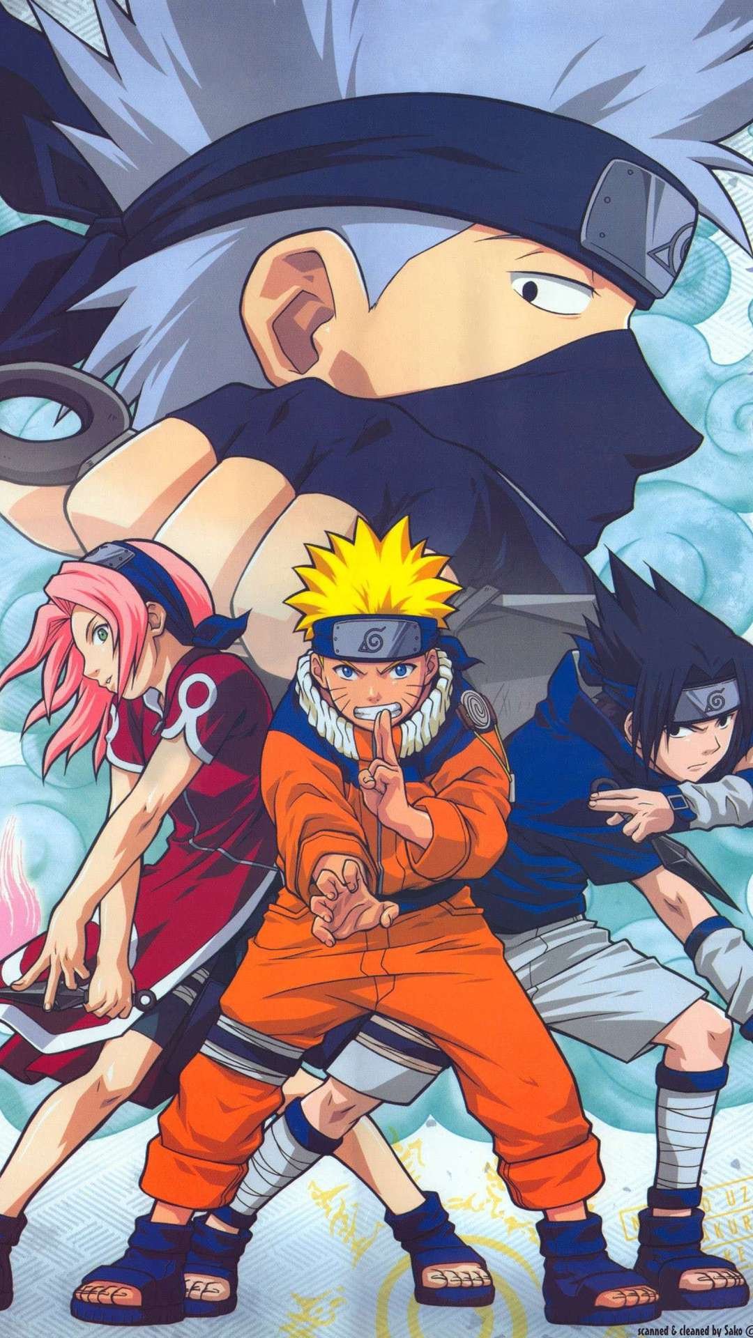 Team 7 . Naruto sasuke sakura, Naruto, Naruto , Team 7 Black HD phone  wallpaper