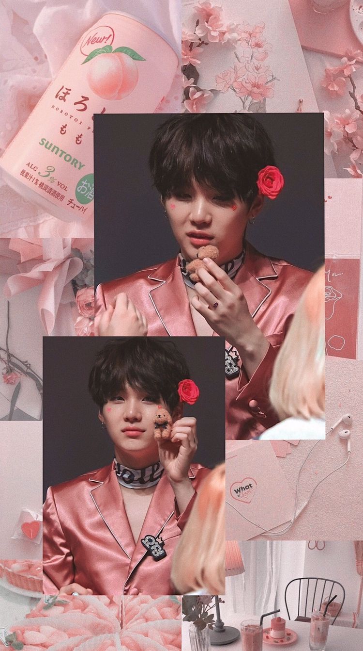 Download Suga Bts Pastel Aesthetic Wallpaper  Wallpaperscom