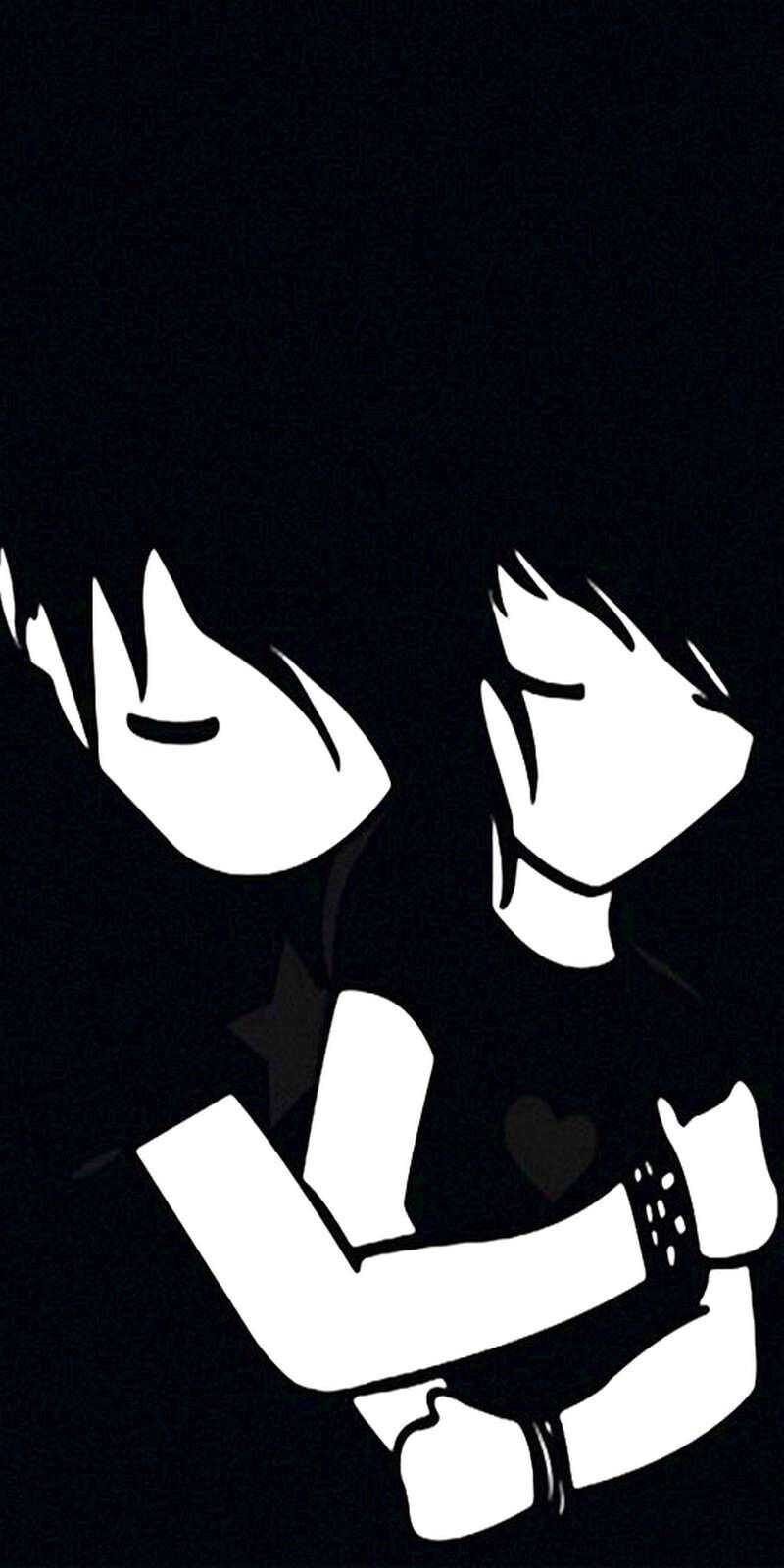 Update 75+ anime couple black and white latest - in.cdgdbentre