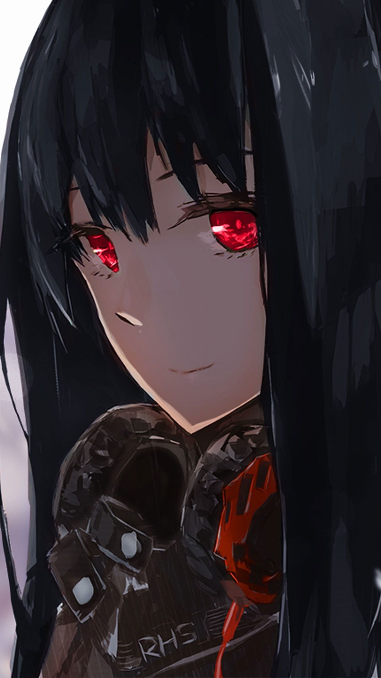 Red Eye Anime Girl IPhone Wallpaper HD  IPhone Wallpapers  iPhone  Wallpapers