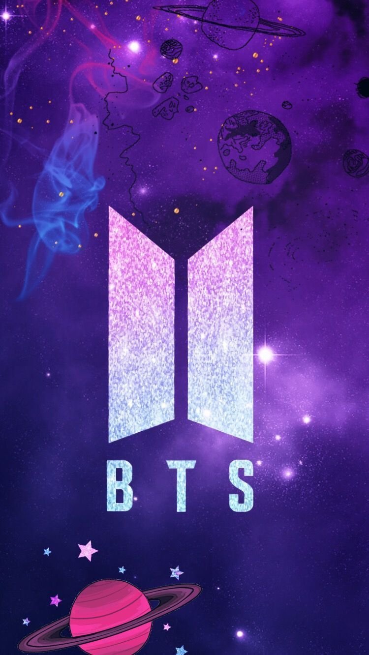 Bts logo purple background Wallpapers Download | MobCup