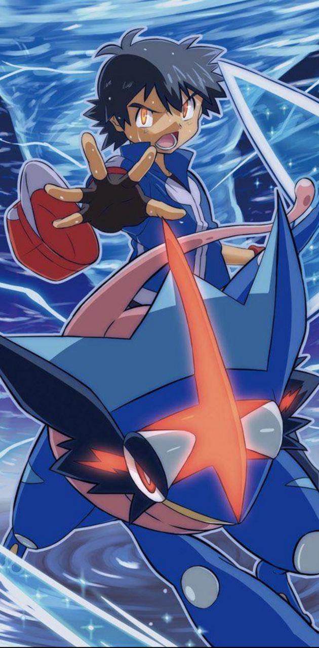 Wallpaper ID 366780  Anime Pokémon Phone Wallpaper Greninja Pokémon  AshGreninja Pokemon 1080x2340 free download