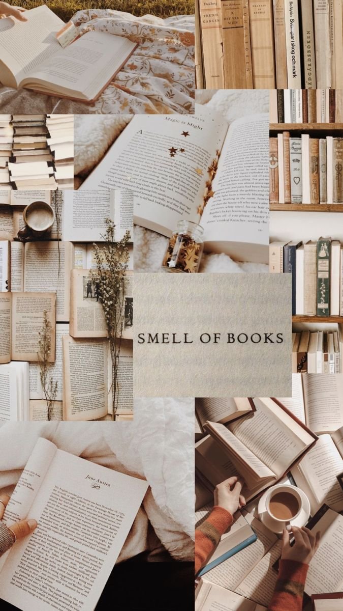 Aesthetic Pastel Books Wallpaper Download | MobCup