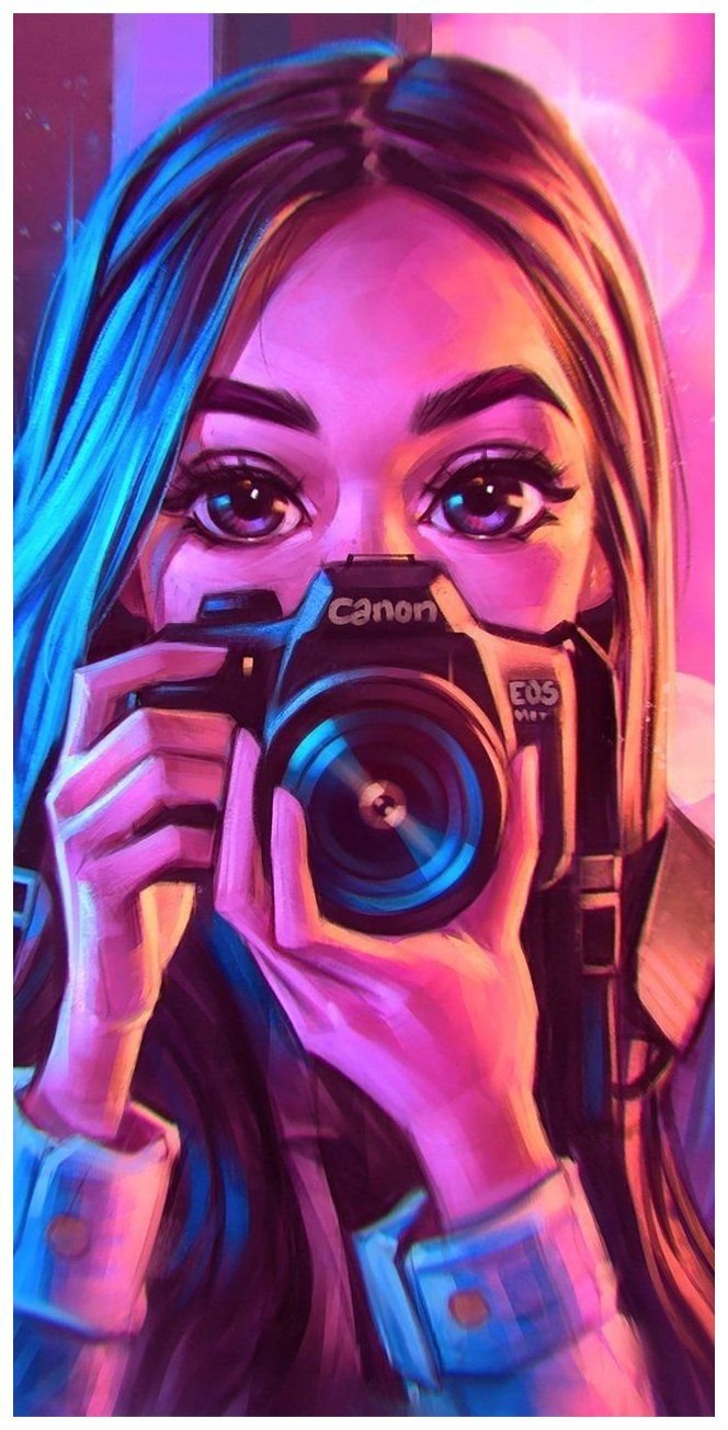 HD wallpaper: girl, camera, pink background, minimal, techology, woman,  hand | Wallpaper Flare