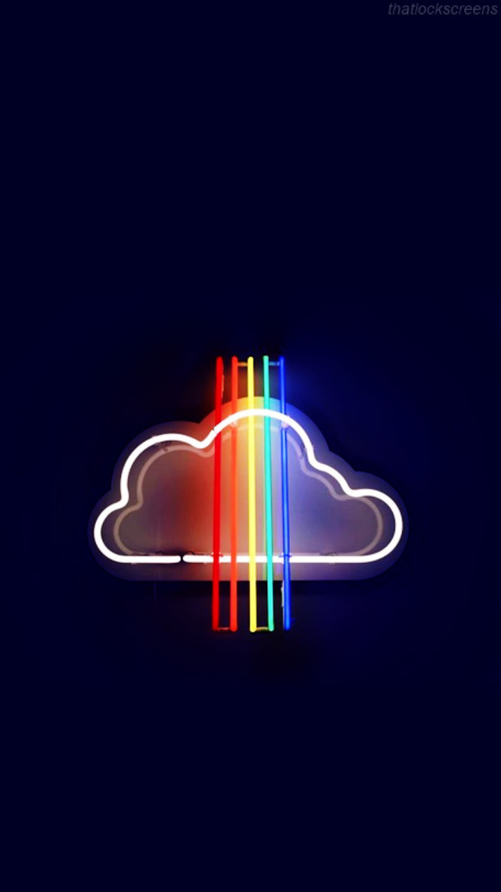Neon rainbow Wallpapers Download  MobCup