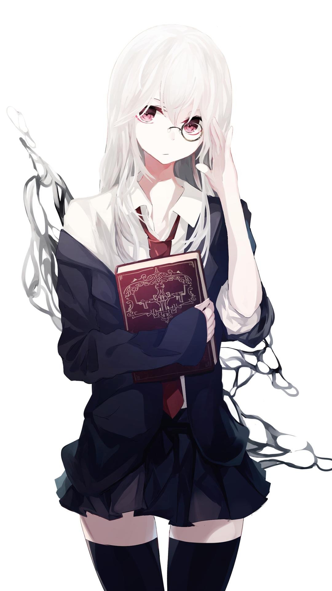 Update 63+ anime girl with white hair latest - in.duhocakina