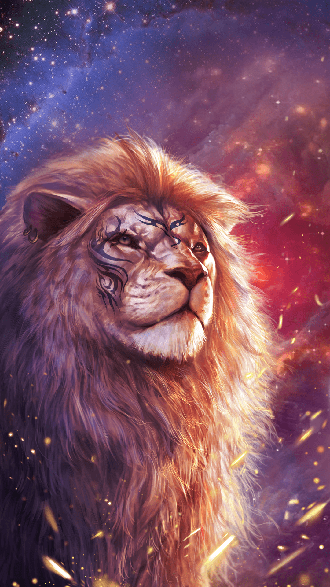 lion wallpaper 3d