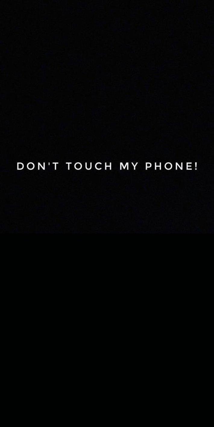 Dont touch my phone hd black wallpapers Wallpapers Download | MobCup
