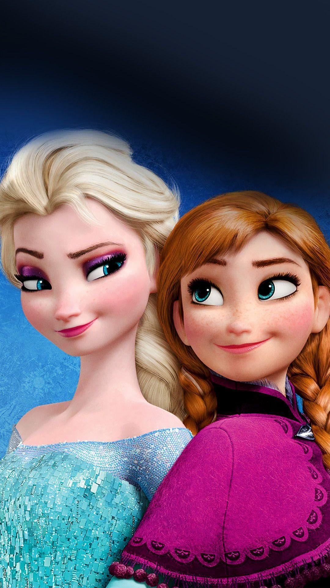 The Zing Channel  Elsa and Anna Wallpaper