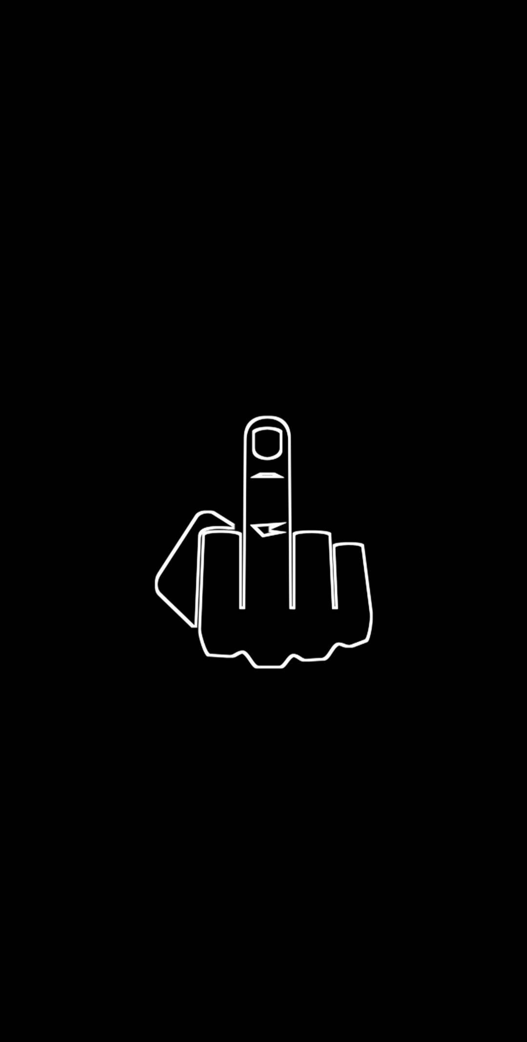 Middle Finger, black white, finger, likes, middle, quote, saying, you, HD  wallpaper | Peakpx
