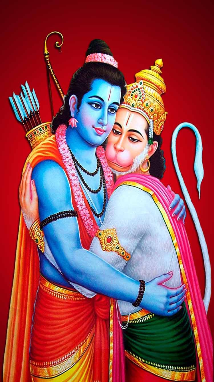 Jai Shri Ram - Lord Hanuman Wallpaper Download | MobCup