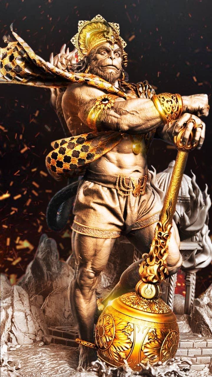 super cute warrior hanuman hd image  Hanuman images