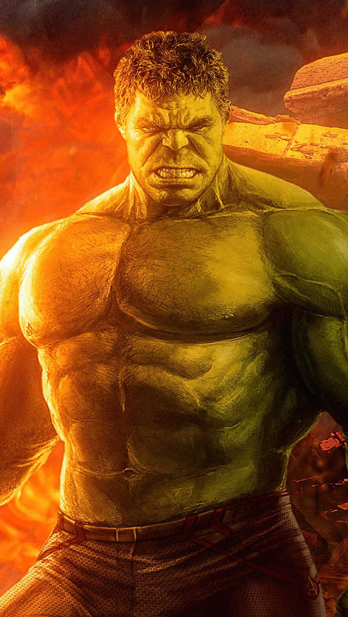 Angry Hulk Artwork Wallpaper Download | MobCup