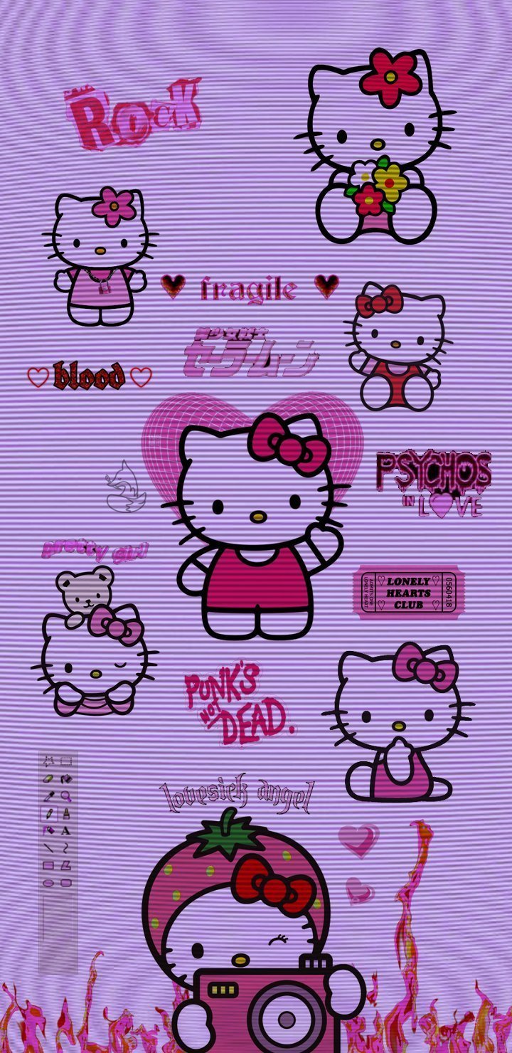 Aesthetic Hello Kitty Wallpaper Download | MobCup