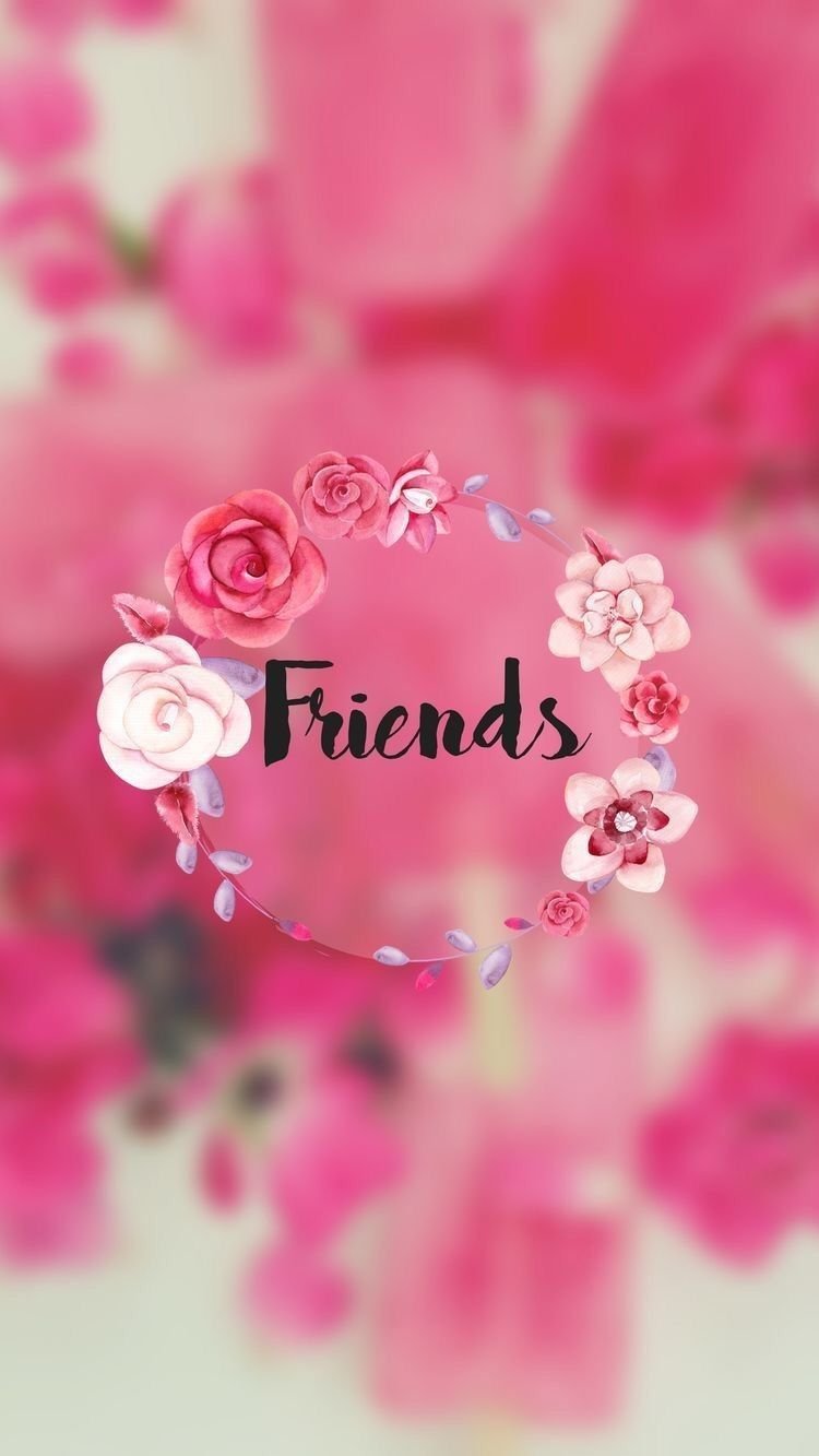Friends - Pink Background Wallpaper Download | MobCup