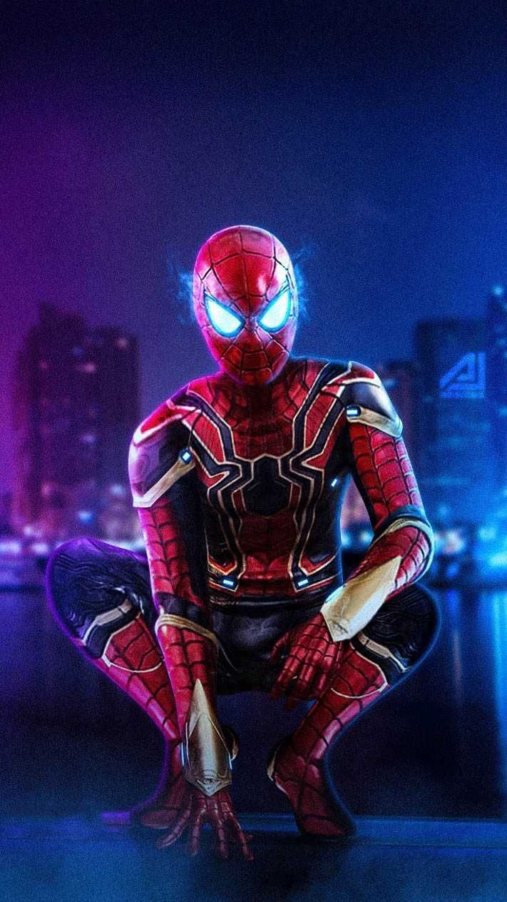 spiderman far fromhome character poster iPhone X Wallpapers Free Download