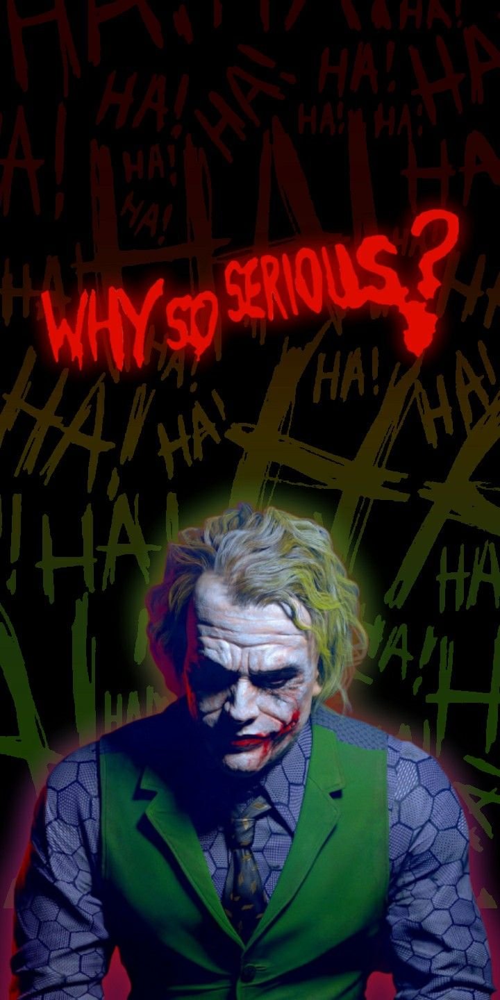 Download The Dark Knight - Heath Ledger As The Joker Wallpaper | Wallpapers .com