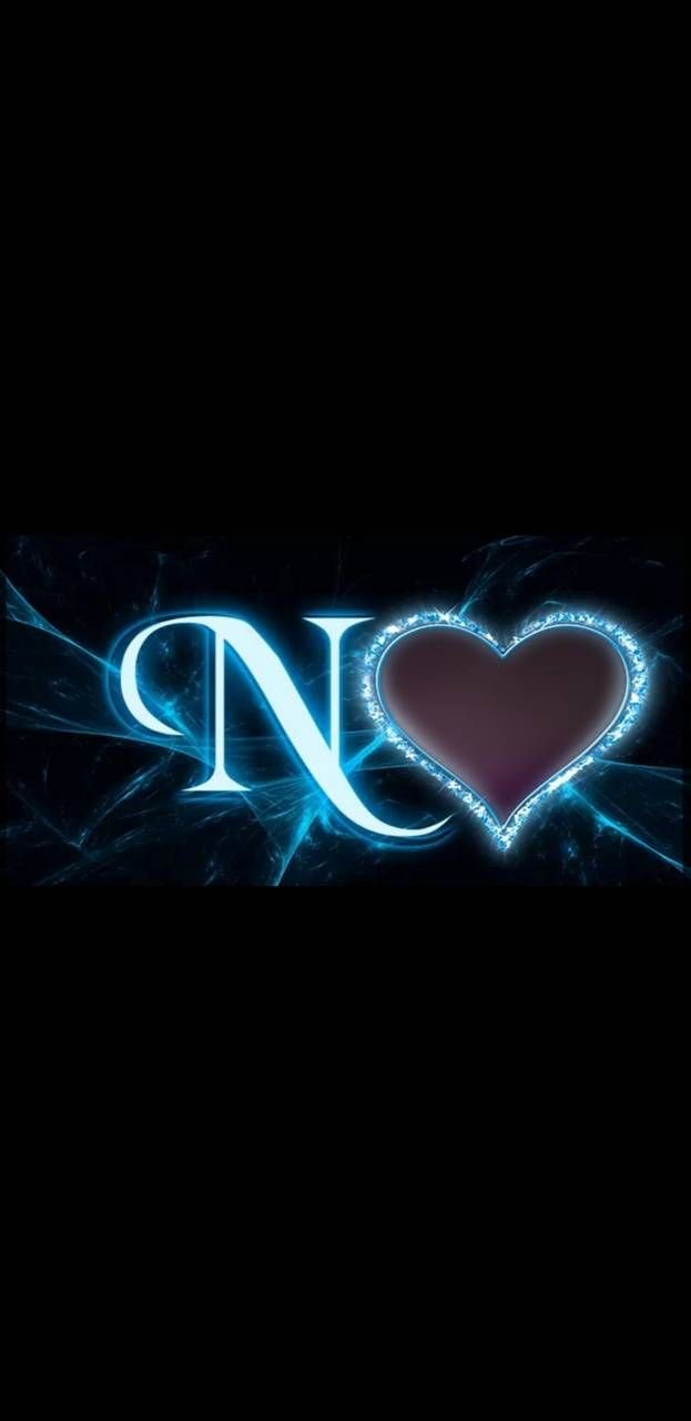 Letter n with heart Wallpapers Download | MobCup