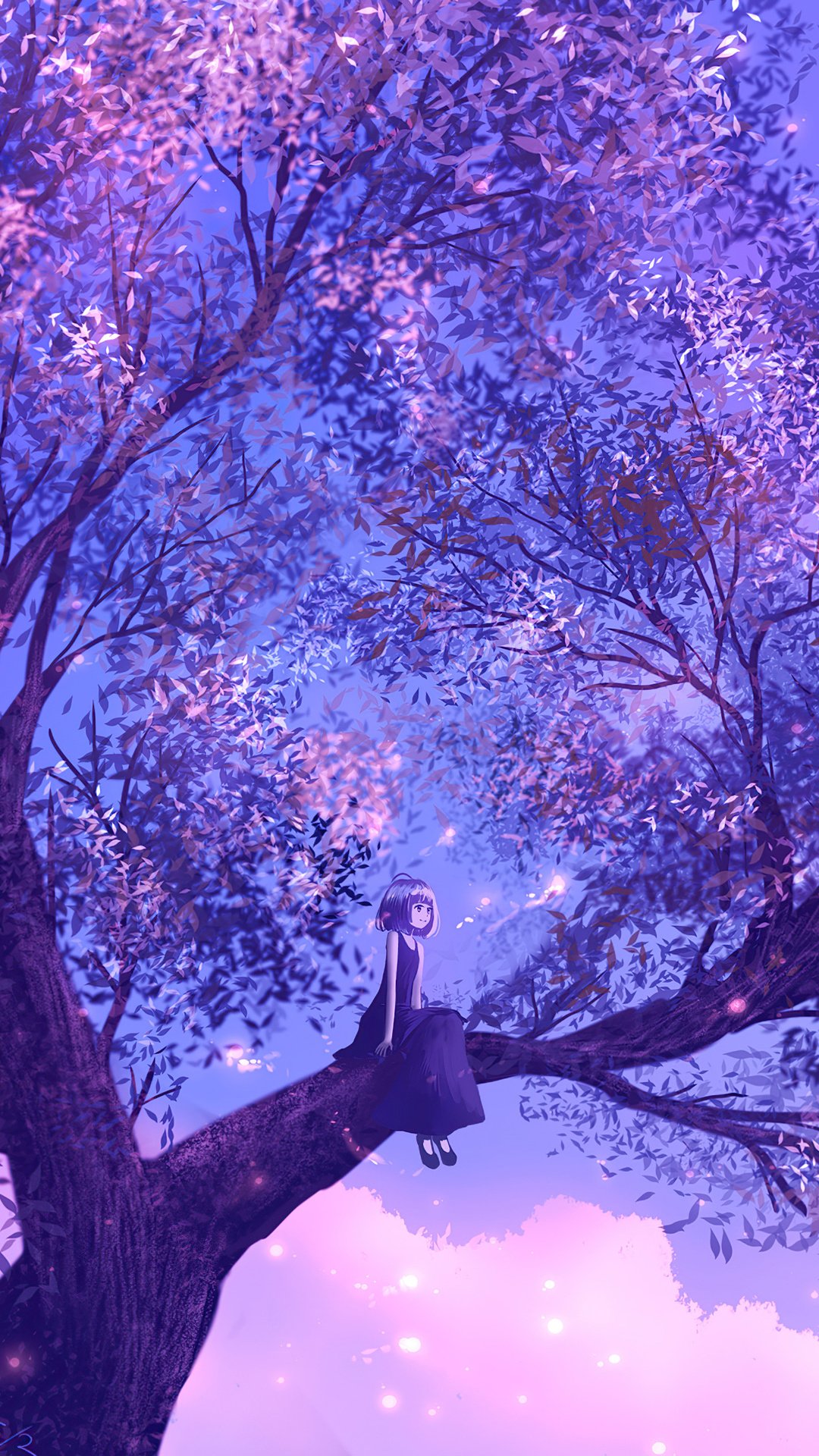 27+] Purple Anime Cool Wallpapers - WallpaperSafari