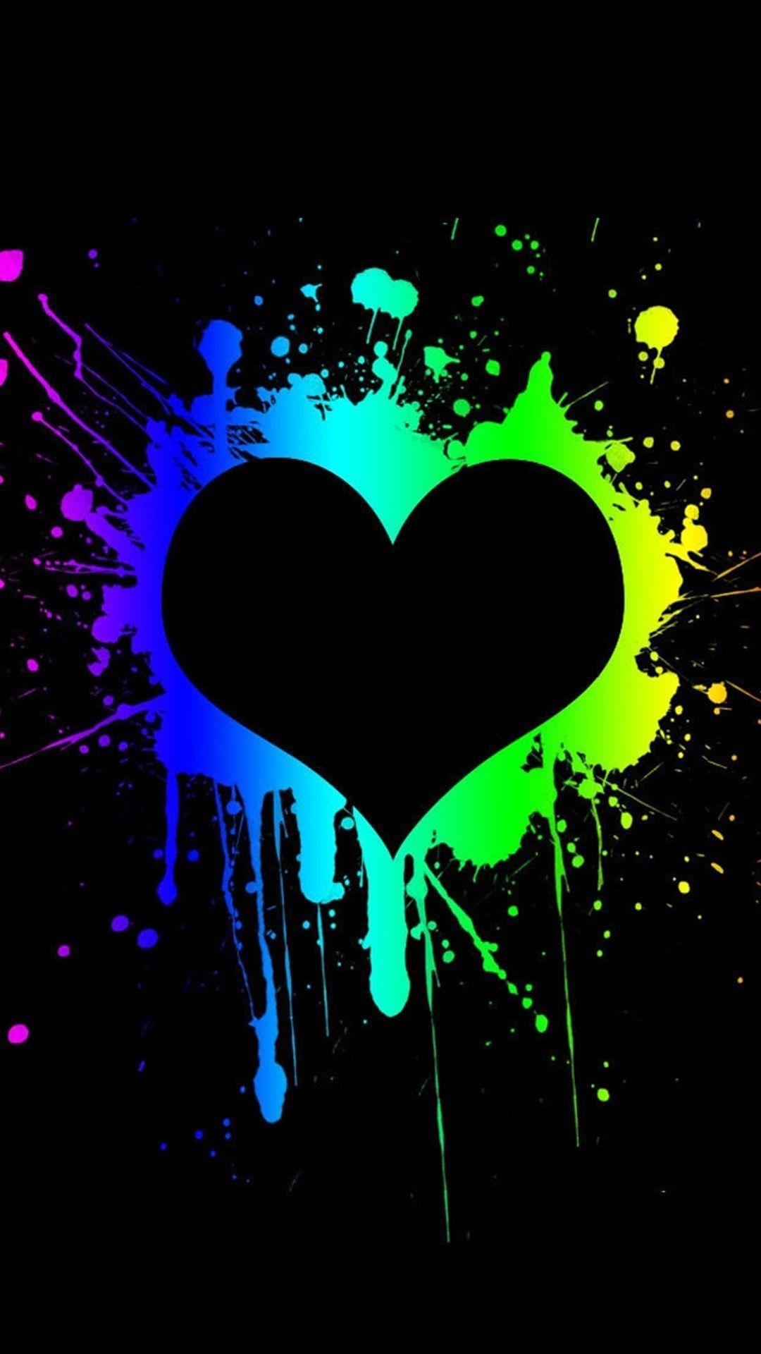 Rainbow Heart  Wallpaper APK for Android Download