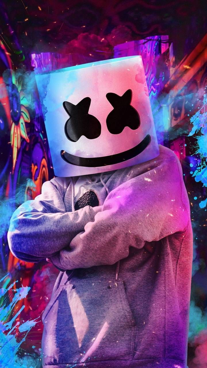 Marshmello Artwork Wallpaper Download | MobCup