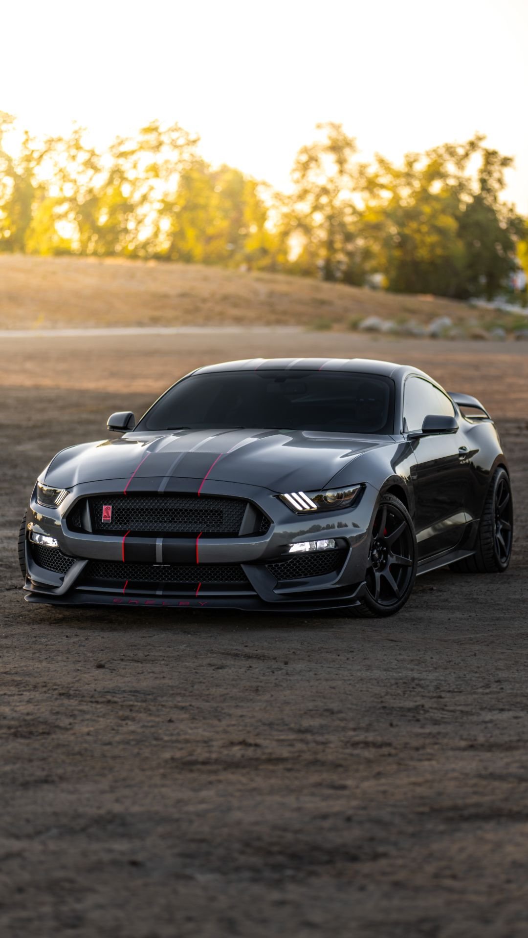 Download wallpapers Ford Mustang black sports coupe tuning Mustang  bronze wheels Muscle Car Black Mustang Ford  Siyah mustang Coupe Ford